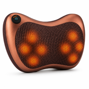 Coussin de massage Shiatsu chauffant à 8 têtes
